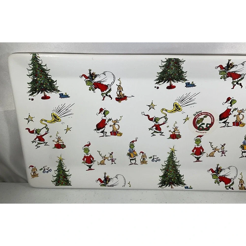 Dr. Seuss The Grinch Who Stole Christmas Serving Tray/Platter 14